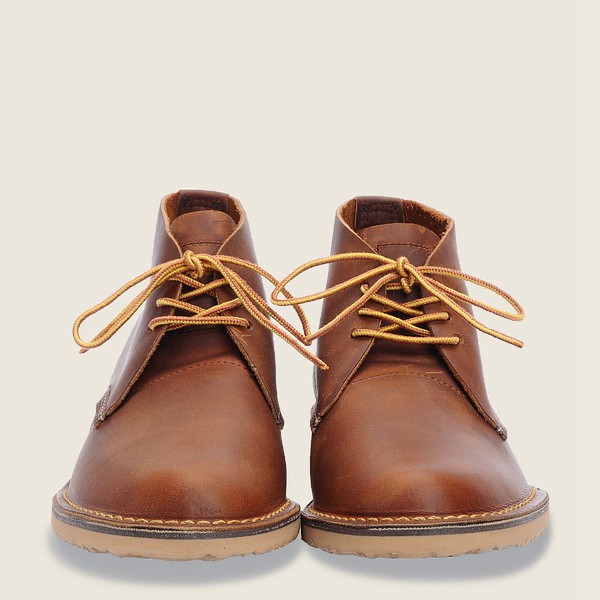 Zapatos Red Wing Heritage Hombre Marrom - Weekender - Chukkar Rough & Tough Cuero - 354-TLCDBM